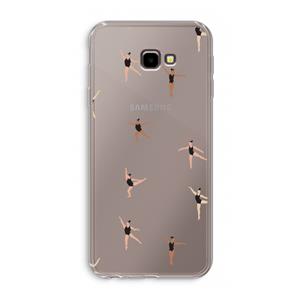 CaseCompany Dancing #1: Samsung Galaxy J4 Plus Transparant Hoesje