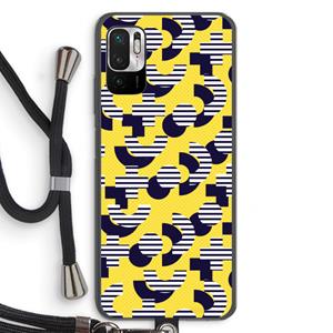 CaseCompany 8-bit N°3: Xiaomi Redmi Note 10 5G Transparant Hoesje met koord