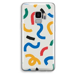 CaseCompany Illustratieve pop 2: Samsung Galaxy S9 Transparant Hoesje