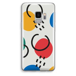 CaseCompany Illustratieve pop 3: Samsung Galaxy S9 Transparant Hoesje