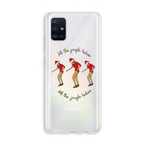 CaseCompany Jingle Ladies: Galaxy A51 4G Transparant Hoesje