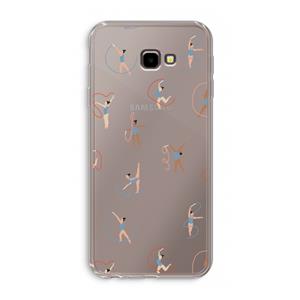 CaseCompany Dancing #3: Samsung Galaxy J4 Plus Transparant Hoesje