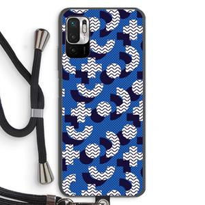 CaseCompany 8-bit N°5: Xiaomi Redmi Note 10 5G Transparant Hoesje met koord