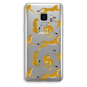 CaseCompany Luipaard: Samsung Galaxy S9 Transparant Hoesje