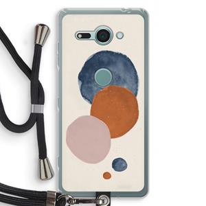 CaseCompany Geo #4: Sony Xperia XZ2 Compact Transparant Hoesje met koord