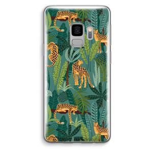 CaseCompany Luipaard 2: Samsung Galaxy S9 Transparant Hoesje