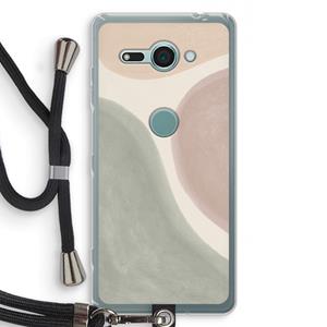 CaseCompany Geo #6: Sony Xperia XZ2 Compact Transparant Hoesje met koord