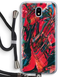 CaseCompany Endless Descent: Samsung Galaxy J5 (2017) Transparant Hoesje met koord