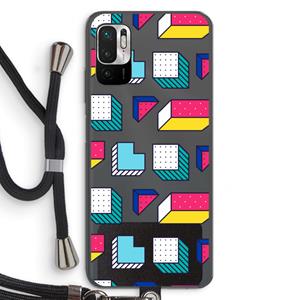 CaseCompany 8-bit N°7: Xiaomi Redmi Note 10 5G Transparant Hoesje met koord