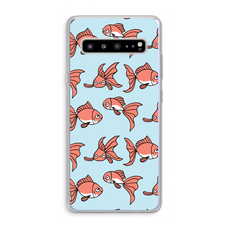CaseCompany Blub: Samsung Galaxy S10 5G Transparant Hoesje