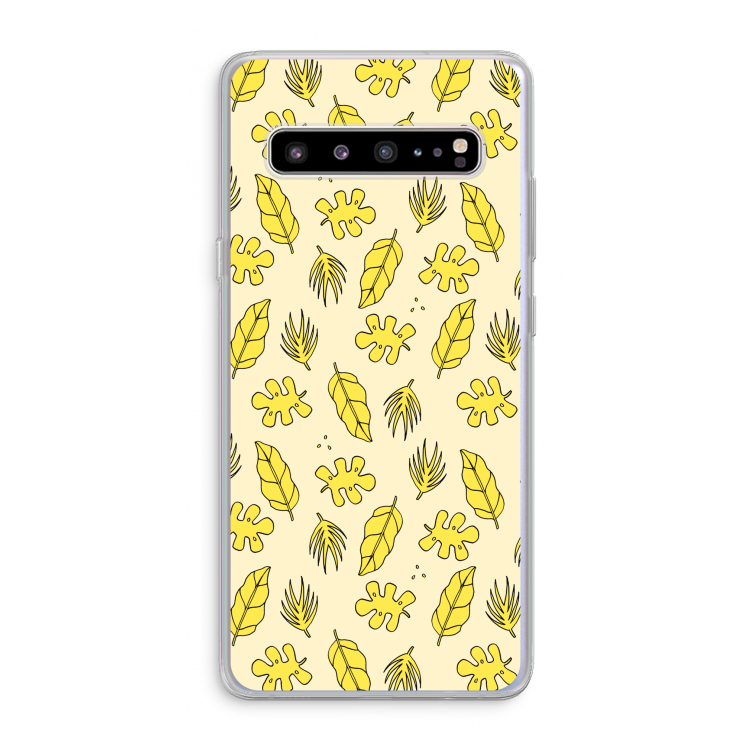 CaseCompany Herfst: Samsung Galaxy S10 5G Transparant Hoesje