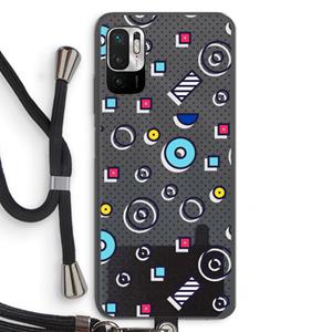 CaseCompany 8-bit N°9: Xiaomi Redmi Note 10 5G Transparant Hoesje met koord