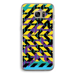 CaseCompany Skew Bee 3: Samsung Galaxy S7 Edge Transparant Hoesje