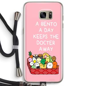CaseCompany Bento a day: Samsung Galaxy S7 Edge Transparant Hoesje met koord