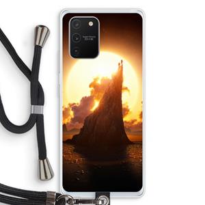 CaseCompany Children of the Sun: Samsung Galaxy S10 Lite Transparant Hoesje met koord