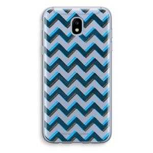 CaseCompany Onderbroken lijn: Samsung Galaxy J5 (2017) Transparant Hoesje