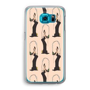 CaseCompany Pop Some Kim: Samsung Galaxy S6 Transparant Hoesje