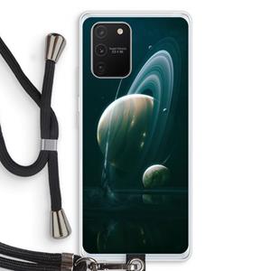 CaseCompany Mercurius: Samsung Galaxy S10 Lite Transparant Hoesje met koord
