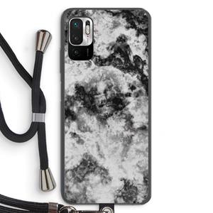 CaseCompany Onweer: Xiaomi Redmi Note 10 5G Transparant Hoesje met koord