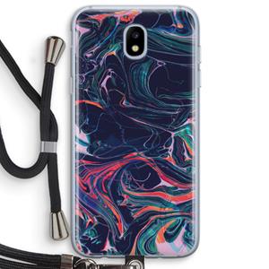 CaseCompany Light Years Beyond: Samsung Galaxy J5 (2017) Transparant Hoesje met koord