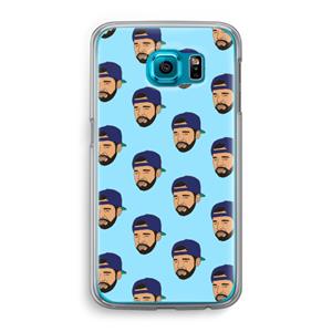 CaseCompany Drake Away: Samsung Galaxy S6 Transparant Hoesje