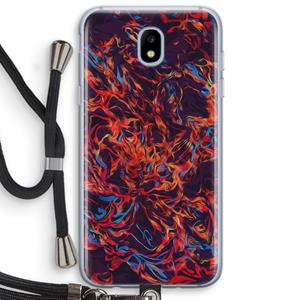 CaseCompany Lucifer: Samsung Galaxy J5 (2017) Transparant Hoesje met koord