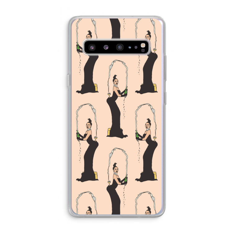 CaseCompany Pop Some Kim: Samsung Galaxy S10 5G Transparant Hoesje