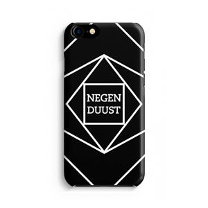 CaseCompany Negenduust geometrisch: Volledig geprint iPhone SE 2020 Hoesje