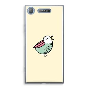 CaseCompany Birdy: Sony Xperia XZ1 Transparant Hoesje