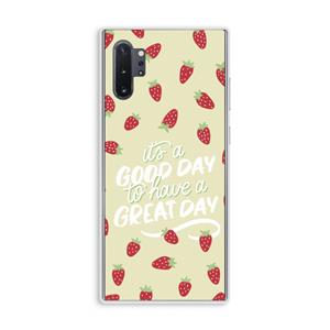 CaseCompany Don't forget to have a great day: Samsung Galaxy Note 10 Plus Transparant Hoesje