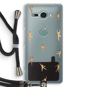 CaseCompany Dans #2: Sony Xperia XZ2 Compact Transparant Hoesje met koord