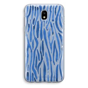 CaseCompany Blauwe nerven: Samsung Galaxy J5 (2017) Transparant Hoesje