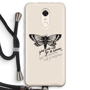 CaseCompany Good or bad: Xiaomi Redmi 5 Transparant Hoesje met koord