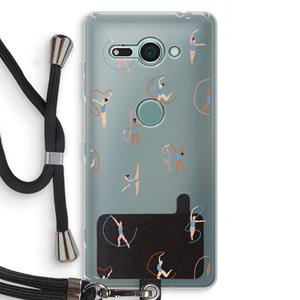 CaseCompany Dancing #3: Sony Xperia XZ2 Compact Transparant Hoesje met koord