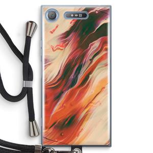 CaseCompany Forgotten Lands: Sony Xperia XZ1 Transparant Hoesje met koord