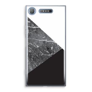 CaseCompany Combinatie marmer: Sony Xperia XZ1 Transparant Hoesje