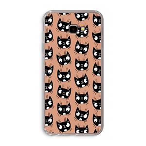 CaseCompany Kat: Samsung Galaxy J4 Plus Transparant Hoesje