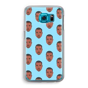 CaseCompany Kanye Call Me℃: Samsung Galaxy S6 Transparant Hoesje