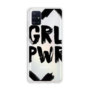 CaseCompany Girl Power #2: Galaxy A51 4G Transparant Hoesje