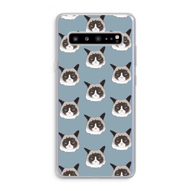 CaseCompany It's a Purrr Case: Samsung Galaxy S10 5G Transparant Hoesje