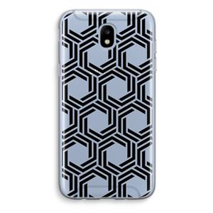 CaseCompany Geometrisch patroon: Samsung Galaxy J5 (2017) Transparant Hoesje