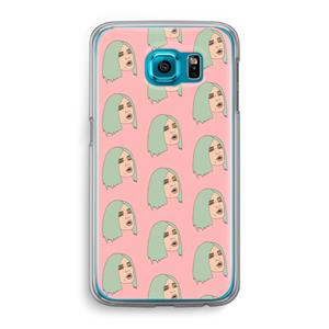 CaseCompany King Kylie: Samsung Galaxy S6 Transparant Hoesje