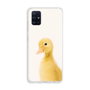 CaseCompany Duke: Galaxy A51 4G Transparant Hoesje