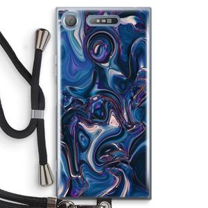 CaseCompany Mirrored Mirage: Sony Xperia XZ1 Transparant Hoesje met koord