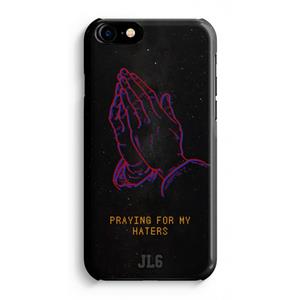 CaseCompany Praying For My Haters: iPhone 8 Volledig Geprint Hoesje