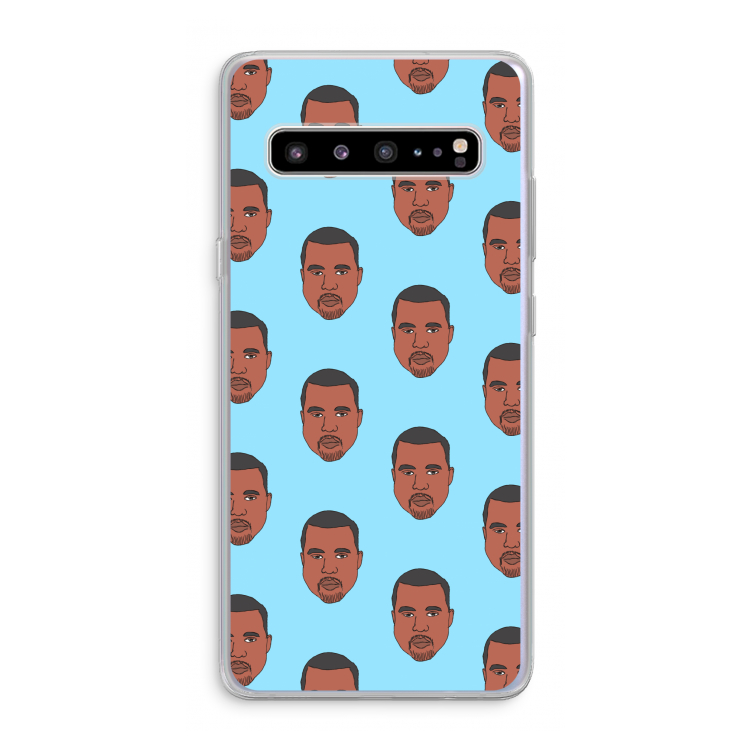 CaseCompany Kanye Call Me℃: Samsung Galaxy S10 5G Transparant Hoesje