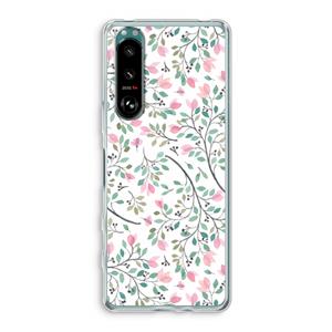 CaseCompany Sierlijke bloemen: Sony Xperia 5 III Transparant Hoesje