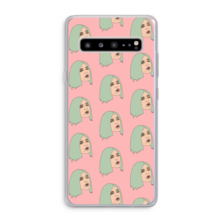 CaseCompany King Kylie: Samsung Galaxy S10 5G Transparant Hoesje