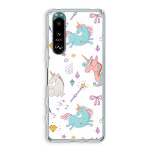 CaseCompany Fantasiewereld: Sony Xperia 5 III Transparant Hoesje