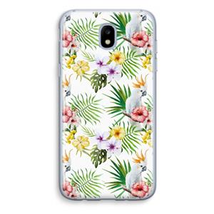 CaseCompany Gele kuif: Samsung Galaxy J5 (2017) Transparant Hoesje